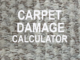 carpet damage calculator